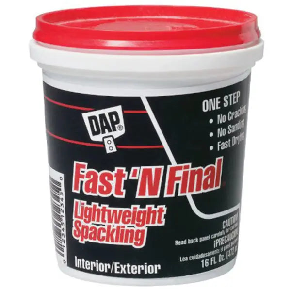 1 Pt Dap 12141 Fast N Final Light Weight Spackling