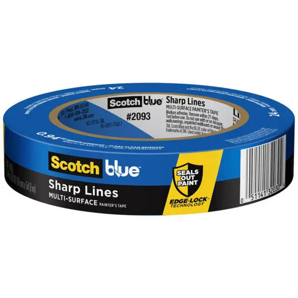 .94 x 60 Yds 3M 2093EL-24N Blue Scotch Blue Trim & Baseboards Painter; Tape