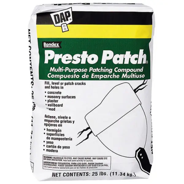 25 lb Dap 58552 Presto Patch High Performance Patching Compound