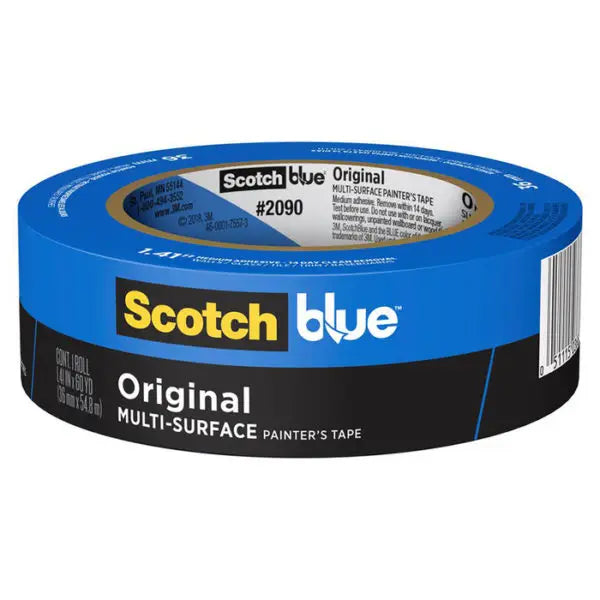 1.41 x 60 Yds 3M 2090-36N Blue Scotch Blue Original Painter; Tape