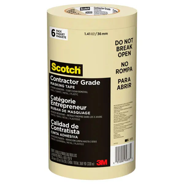 Pallet (256 ct) of 1.41 x 60 Yds 3M 202036ACP Tan Scotch General Purpose General