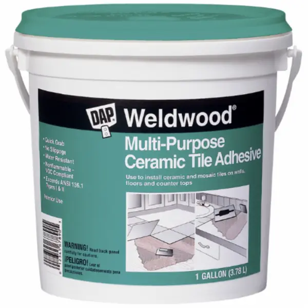 1 Gal Dap 25192 Weldwood Multi-Purpose Ceramic Tile Adhesive