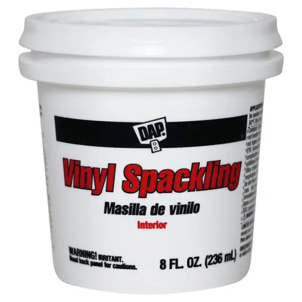 1-2 Pt Dap 12130 Vinyl Spackling Heavy Duty Interior-Exterior Vinyl Spackling