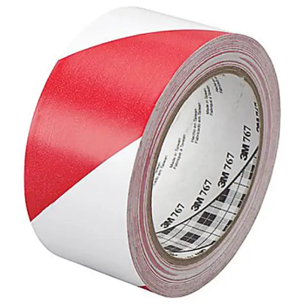 2 x 36 Yds 3M 767DC Red-White Scotch Hazard Warning Tape