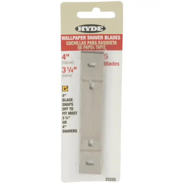 4 Hyde Tools 33255 Hyde Universal Replacement Blades, 5-Pack