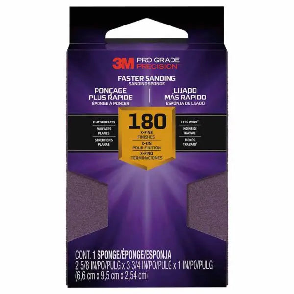 3-3-4 x 2-5-8 x 1 3M 24002 TripXFB Pro Grade Precision Sanding Sponge Extra Fine