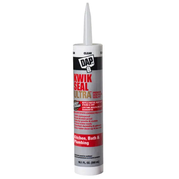 10.1 Oz Dap 18898 Clear Kwik Seal Ultra Premium Silicone Sealant