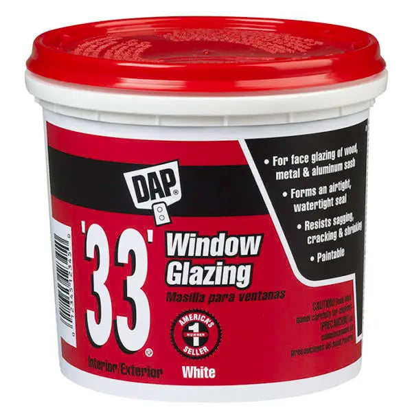 1 Gal Dap 12019 White #33 Glazing Glazing Compound