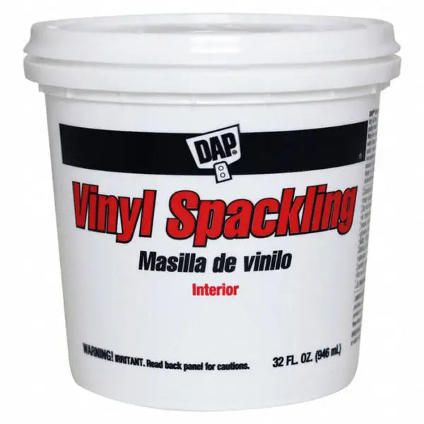 1 Qt Dap 12132 Vinyl Spackling Heavy Duty Interior-Exterior Vinyl Spackling