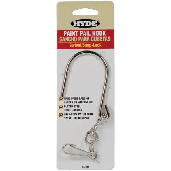 Hyde Tools 45110 Hyde Swivel Paint Pail Hook