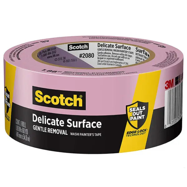 50.8MMx54.8M 3M 2080EL-2N  Scotch Delicate Painter; Masking Tape