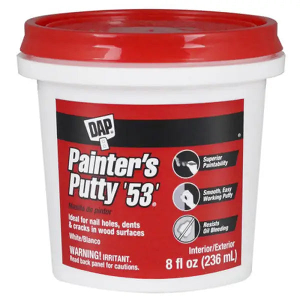 1-2 Pt Dap 12240 #53 Painters Putty White Professional Painters Putty