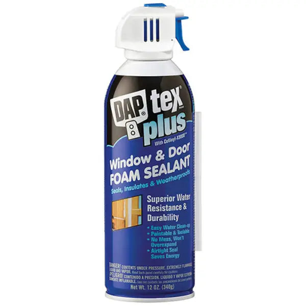 6 Pack of 12 Oz Dap 18836 Daptex Multi-Purpose Foam Sealant