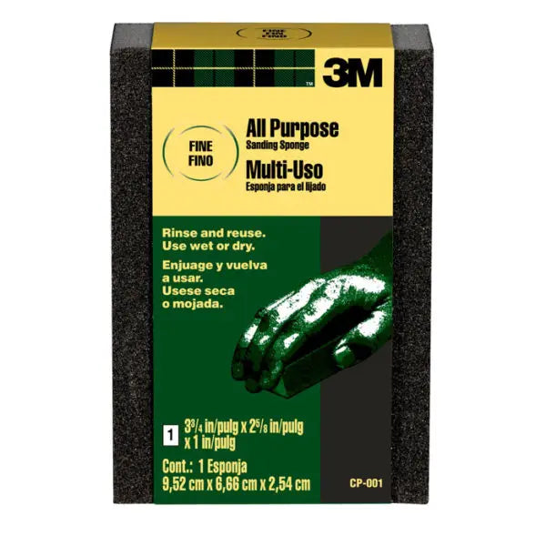 3-3-4 x 2-5-8 x 1 3M CP001 Pro-Pak Sponge, Fine