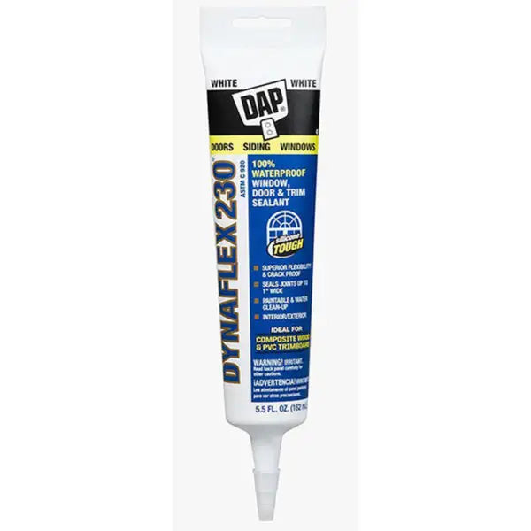 5.5 Oz Dap 18285 White Dynaflex 230 PremiumWindow, Door, and Trim Sealant