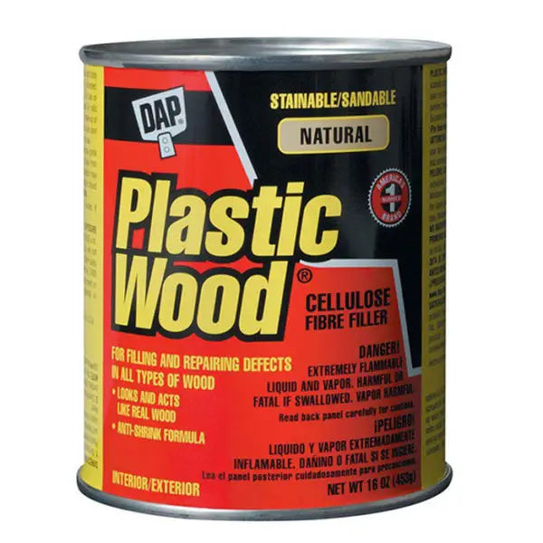 16 Oz Dap 21506 Natural Plastic Wood Solvent Based Wood Filler