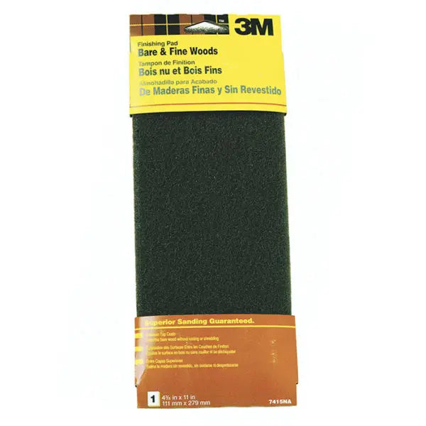 4-3-8 x 11 3M 07415 Finishing Pad Bare & Fine Woods Finishing Pad