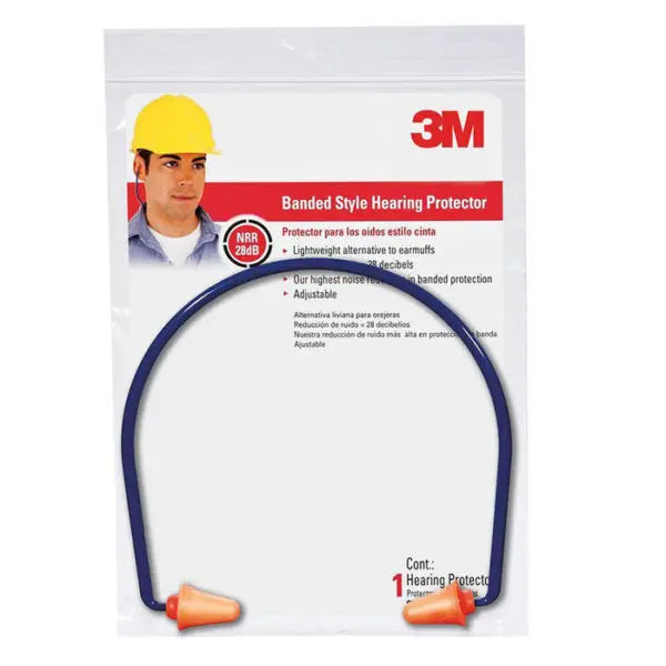 3M 90537-80025T Tekk Protection Banded Style Hearing Protector