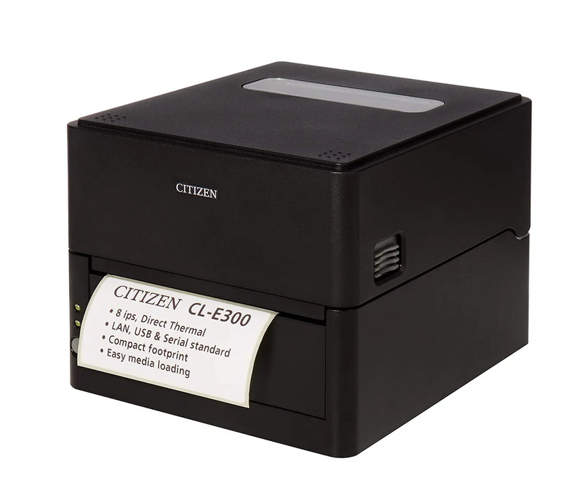 Citizen CL-E300 Label Printer, Direct Thermal High Speed Shipping Barcode Printe